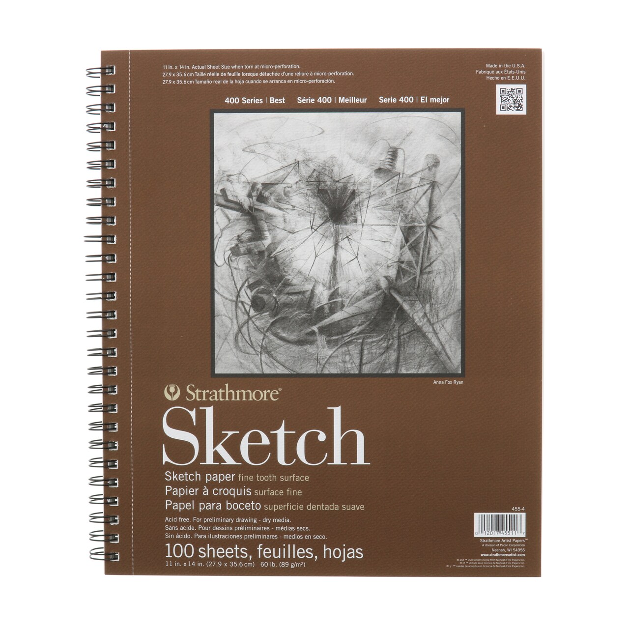 Strathmore - Sketch Paper Pad - 400 Series - 11 x 14 - 100/Shts